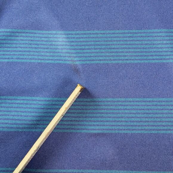 Brooks Brothers Shirt Mens XXL Blue Green Striped Polo Performance Series Golf - Picture 11 of 16